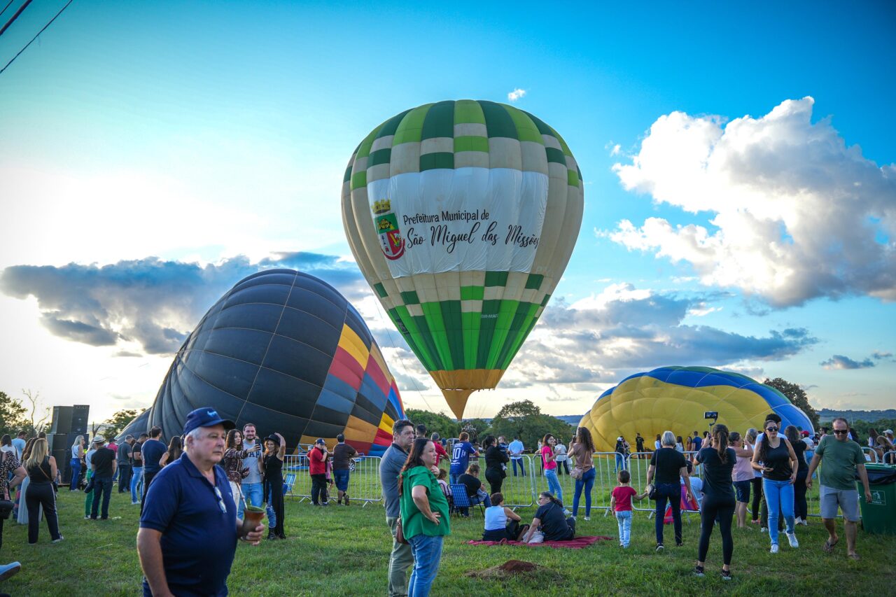 Festival de Balonismo de São Miguel das Missões celebra patrimônio mundial