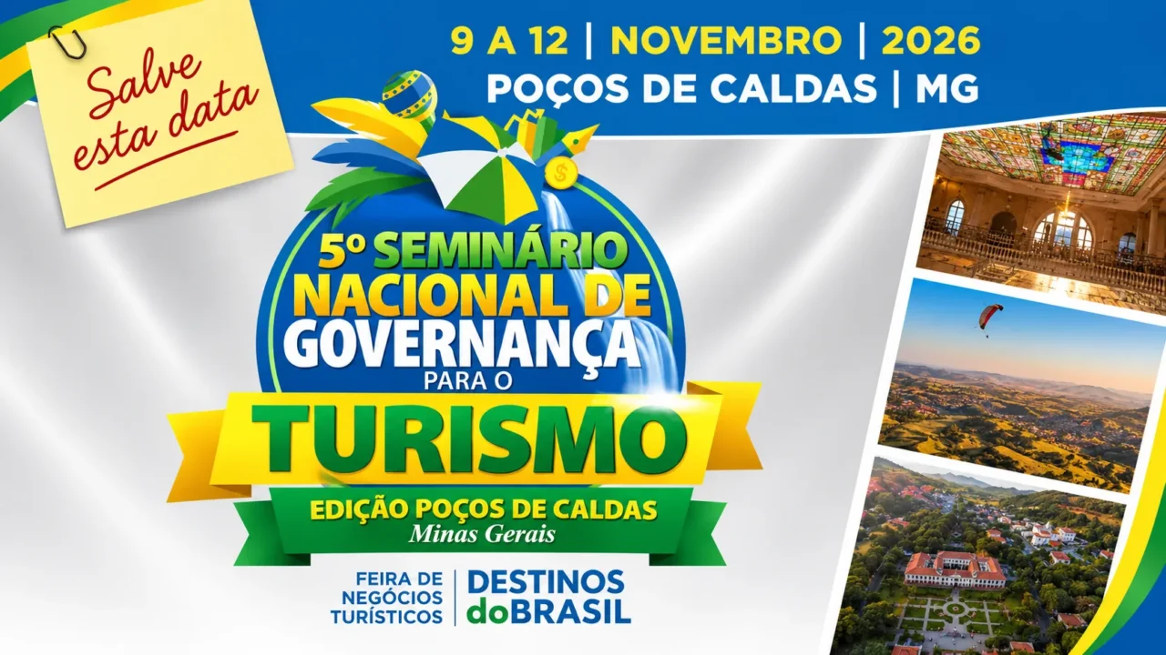 Presidente Mário Nascimento convida gestores para Seminário Nacional de Governança para o Turismo em Poços de Caldas (MG)