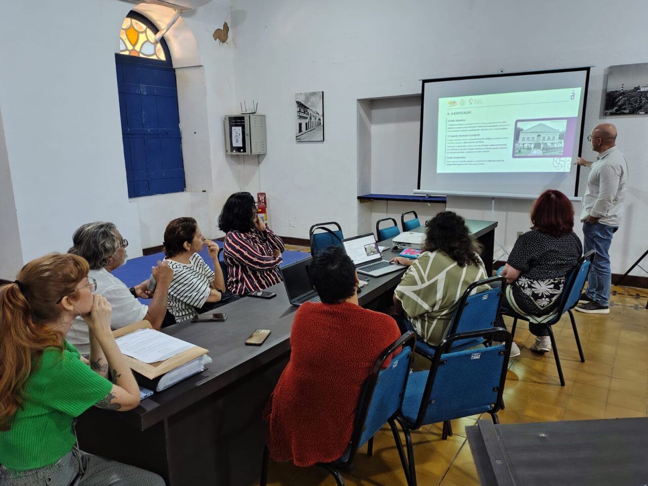 Representantes da Cidade de Olinda (PE) recebem empresa contratada pela OCBPM e conhecem projeto arquitetônico do Centro de Interpretação